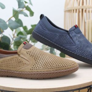 Zapato cómodo en suave poli peil con piso de goma flexible,ref2403