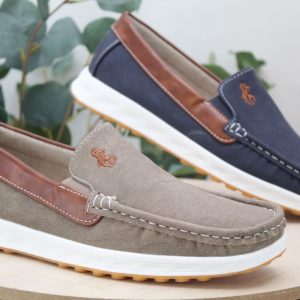 Mocasin para hombre en suave poli piel,muy cómodo,ref6616