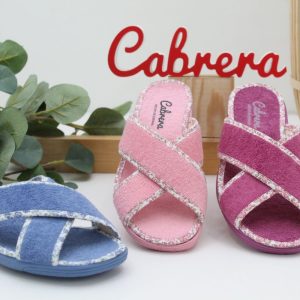 Zapatilla casa Cabrera con piso vulcanizado,ref5356