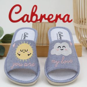 Zapatilla casa Cabera con piso ultralight,ref2493