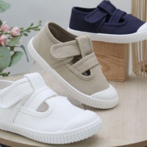 Zapatilla Bare Foot  de lona tipo sandalia,ref1688