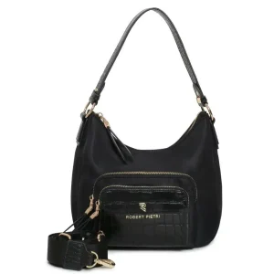 Bolso ROBERT PIETRI · Bandolera pequeña · Triple compartimento · Coleccion Trial · Color Negro
