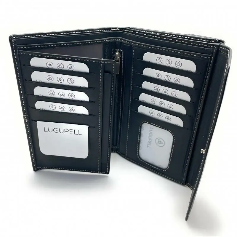 Cartera billetera grande en piel Lugupell - Imagen 3