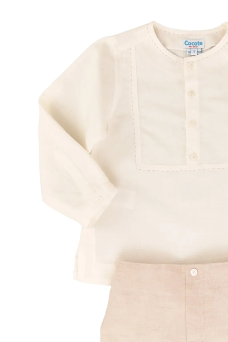 Conjunto de niño crudo Cocote & Charanga - Imagen 7