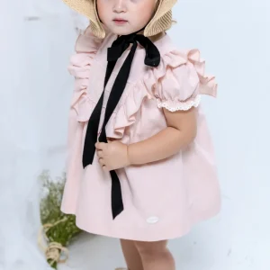 Conjunto vestido y braguita de bebé rosa Cocote & Charanga