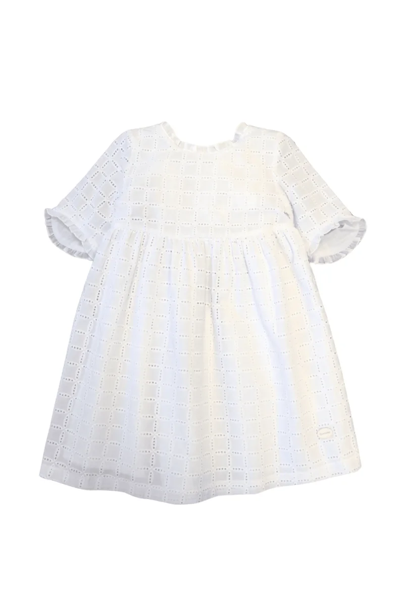 Vestido de niña blanco Cocote & Charanga - Imagen 4