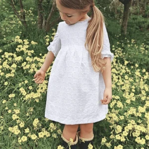 Vestido de niña blanco Cocote & Charanga