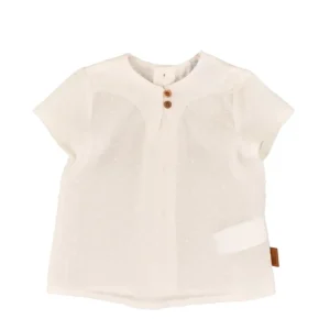 Blusa de bebé crudo Cocote & Charanga