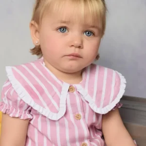 Vestido de bebé rosa Cocote & Charanga