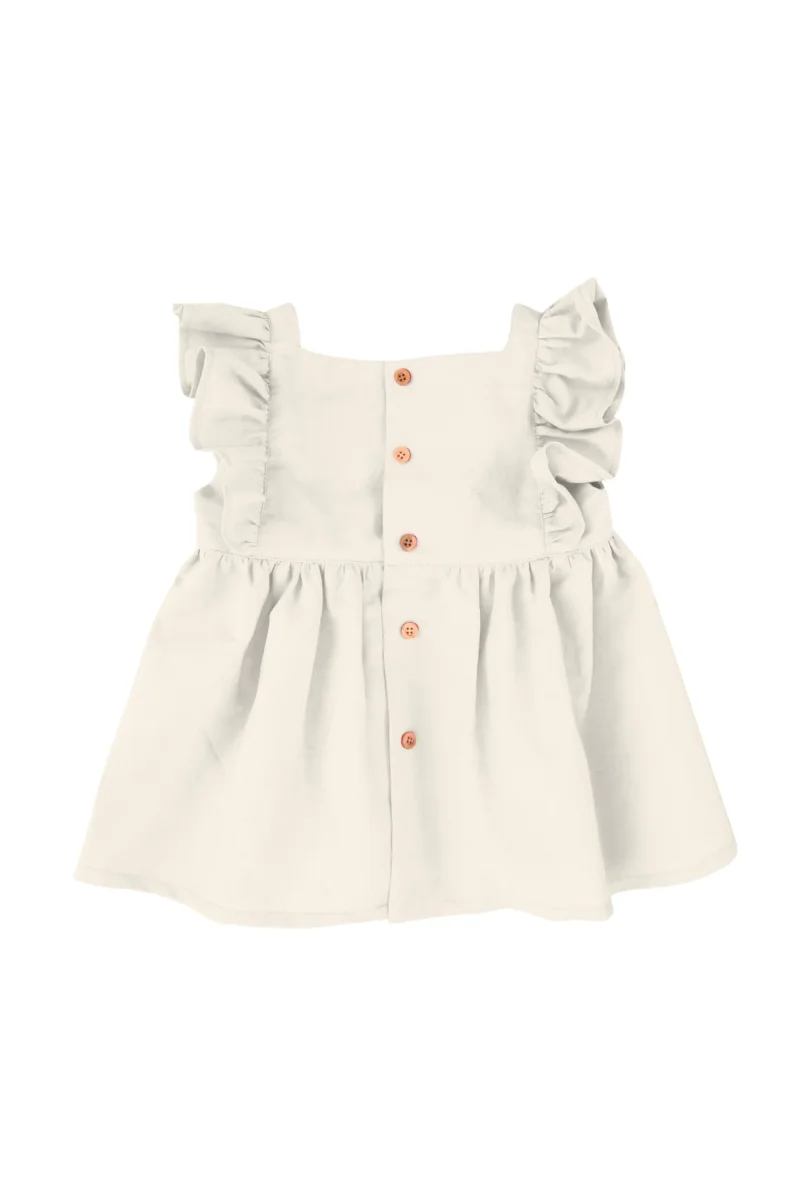 Blusa de niña crudo Cocote & Charanga - Imagen 4