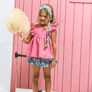 Blusa de niña rosa Cocote & Charanga