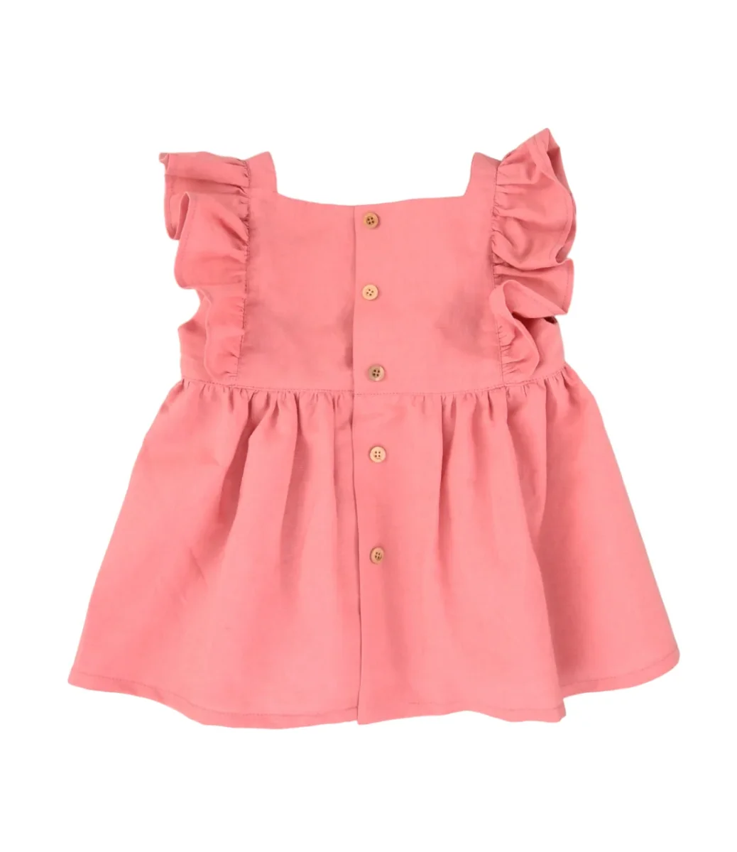 Blusa de niña rosa Cocote & Charanga - Imagen 7