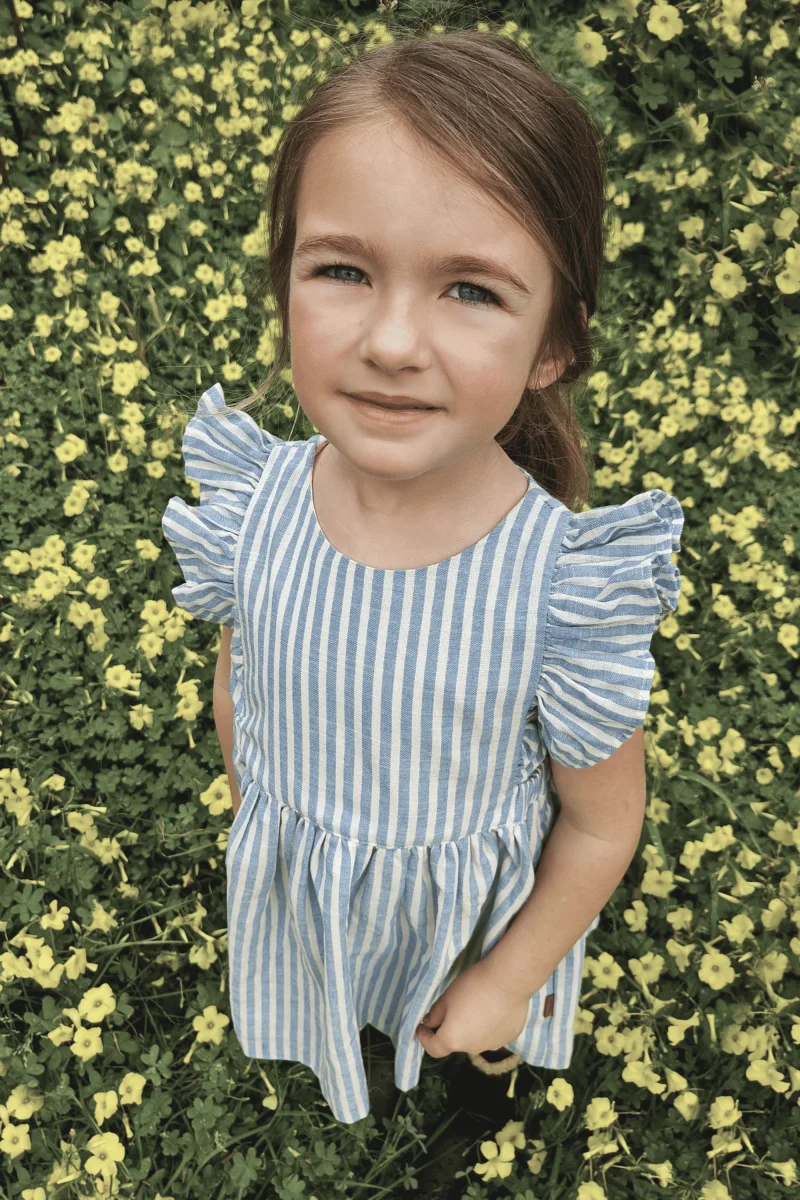 Vestido de niña azul Cocote & Charanga - Imagen 3