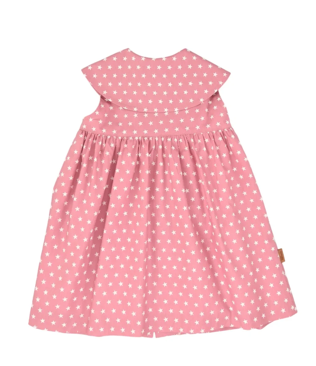 Vestido de niña rosa lunares Cocote & Charanga - Imagen 8