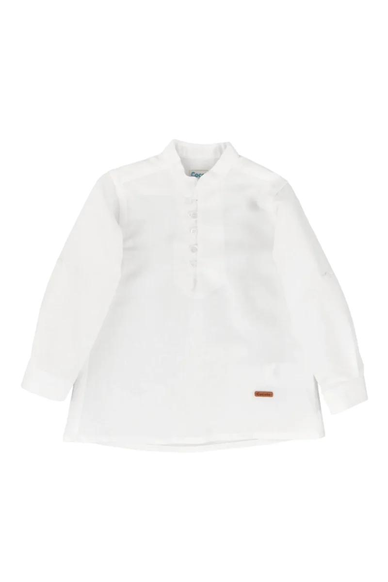 Camisa de niño color blanco Cocote & Charanga - Imagen 3