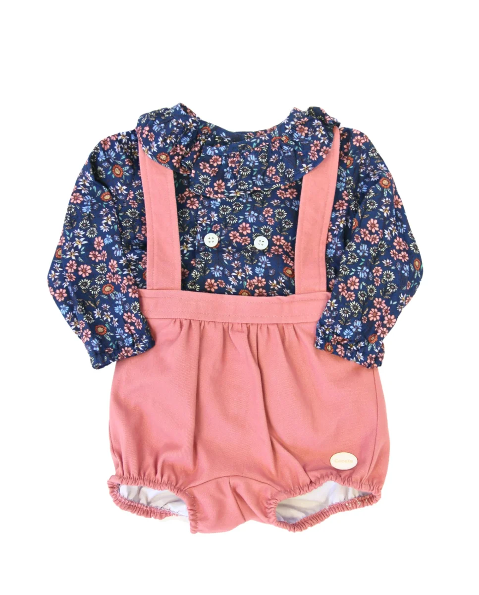 Conjunto de bebé niño floral Cocote & Charanga - Imagen 3