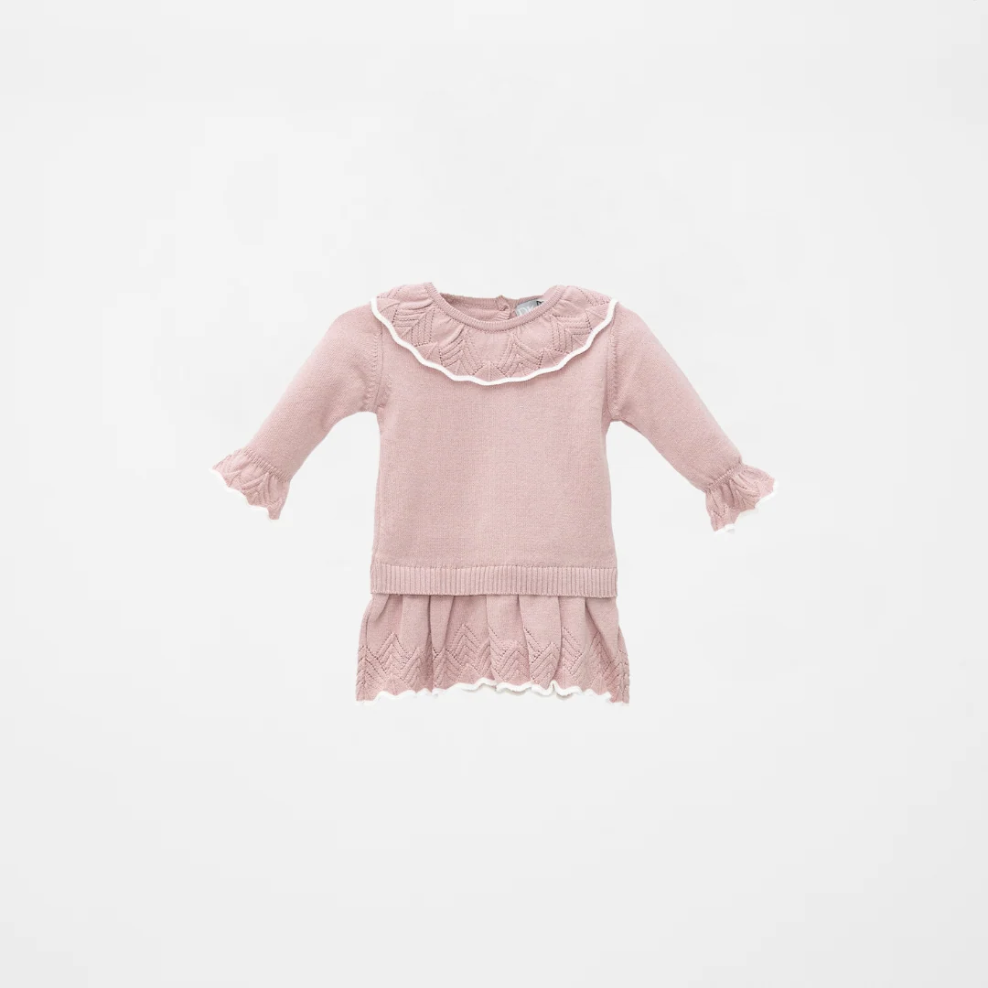 Vestido rosa recién nacida | Dr Kid by Charanga - Imagen 2