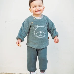 Sudadera de bebé oso azul Cocote & Charanga