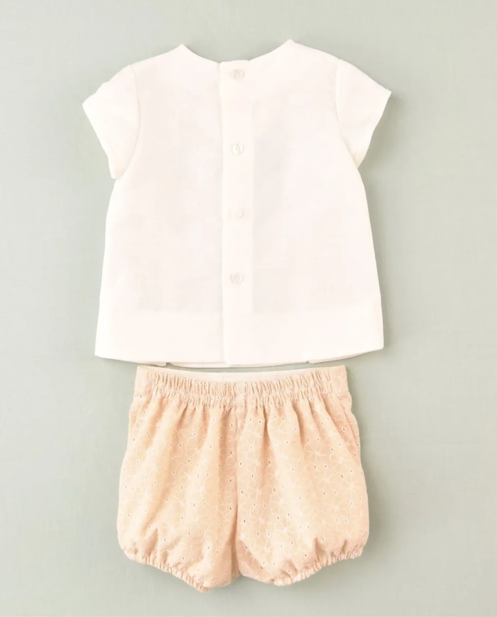 Conjunto de bebe niño beige | Cocote by Charanga - Imagen 4