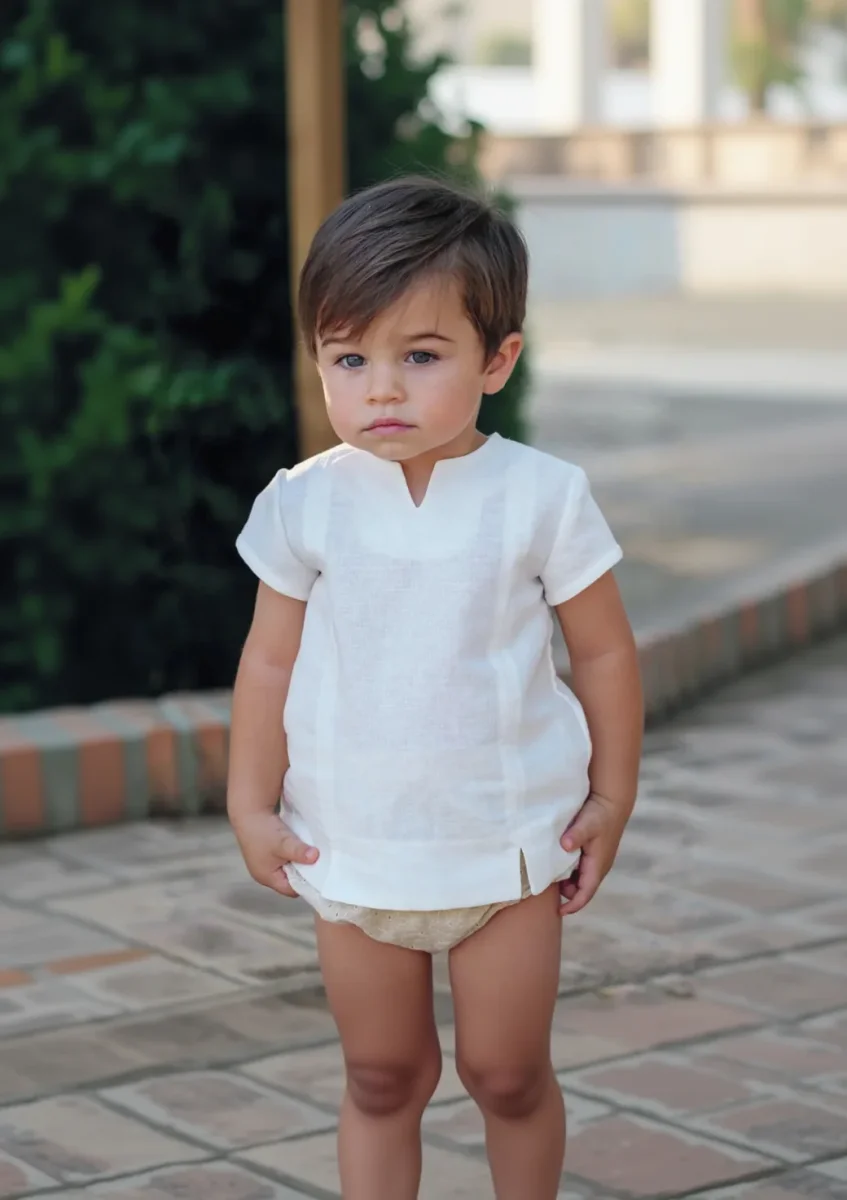 Conjunto de bebe niño beige | Cocote by Charanga - Imagen 2