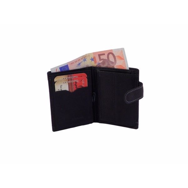 Cartera de piel para hombre con monedero - Imagen 7