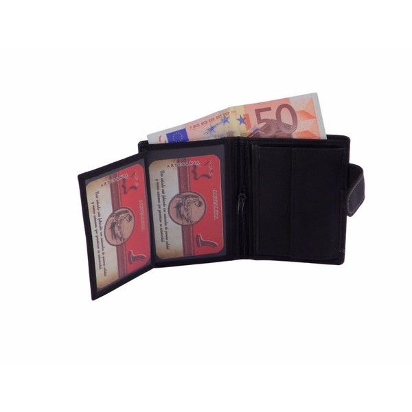Cartera de piel para hombre con monedero - Imagen 8
