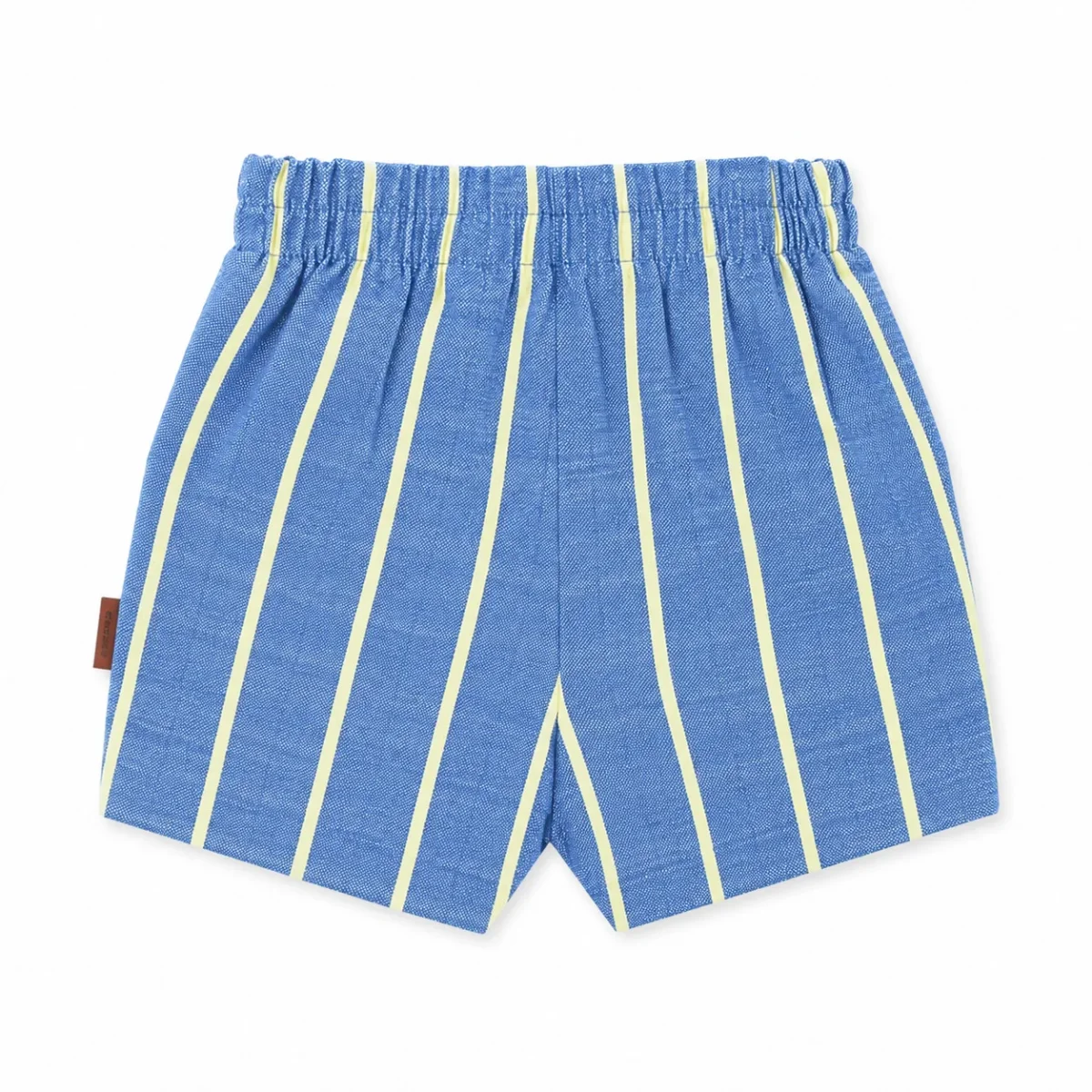 Bermudas rayas amarillo y azul niño - Imagen 4