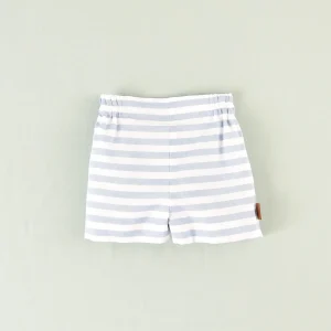 Pantalón corto rayas marino niño