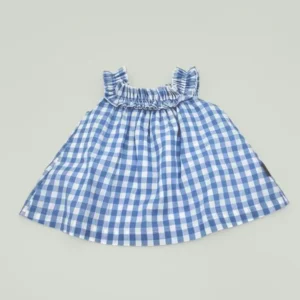 Vestido de cuadros bebe niña