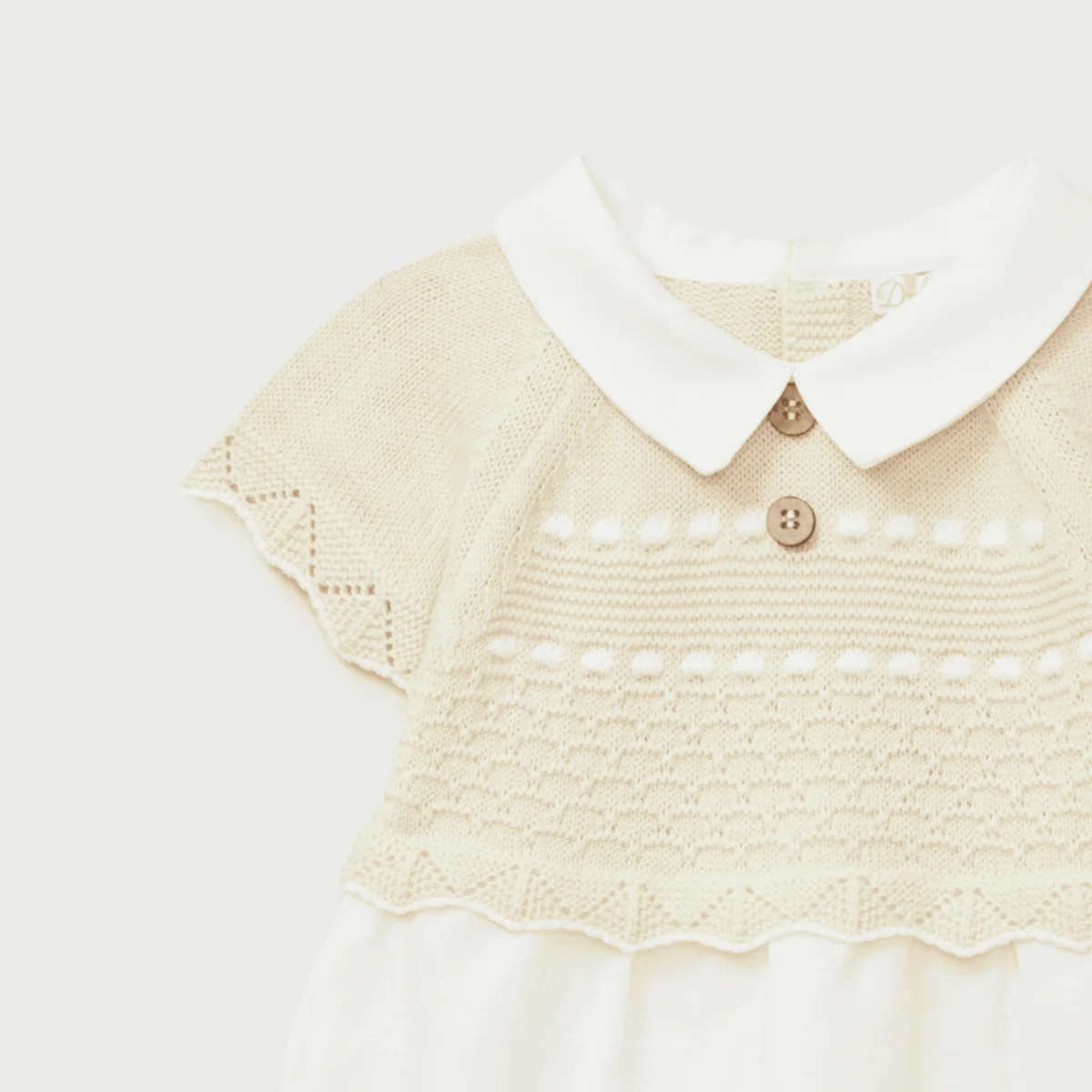 Ranita combinada beige recién nacida | Dr. Kid by Charanga - Imagen 5