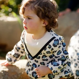 Pelele de bebé estampado leopardo | Cocote x Charanga