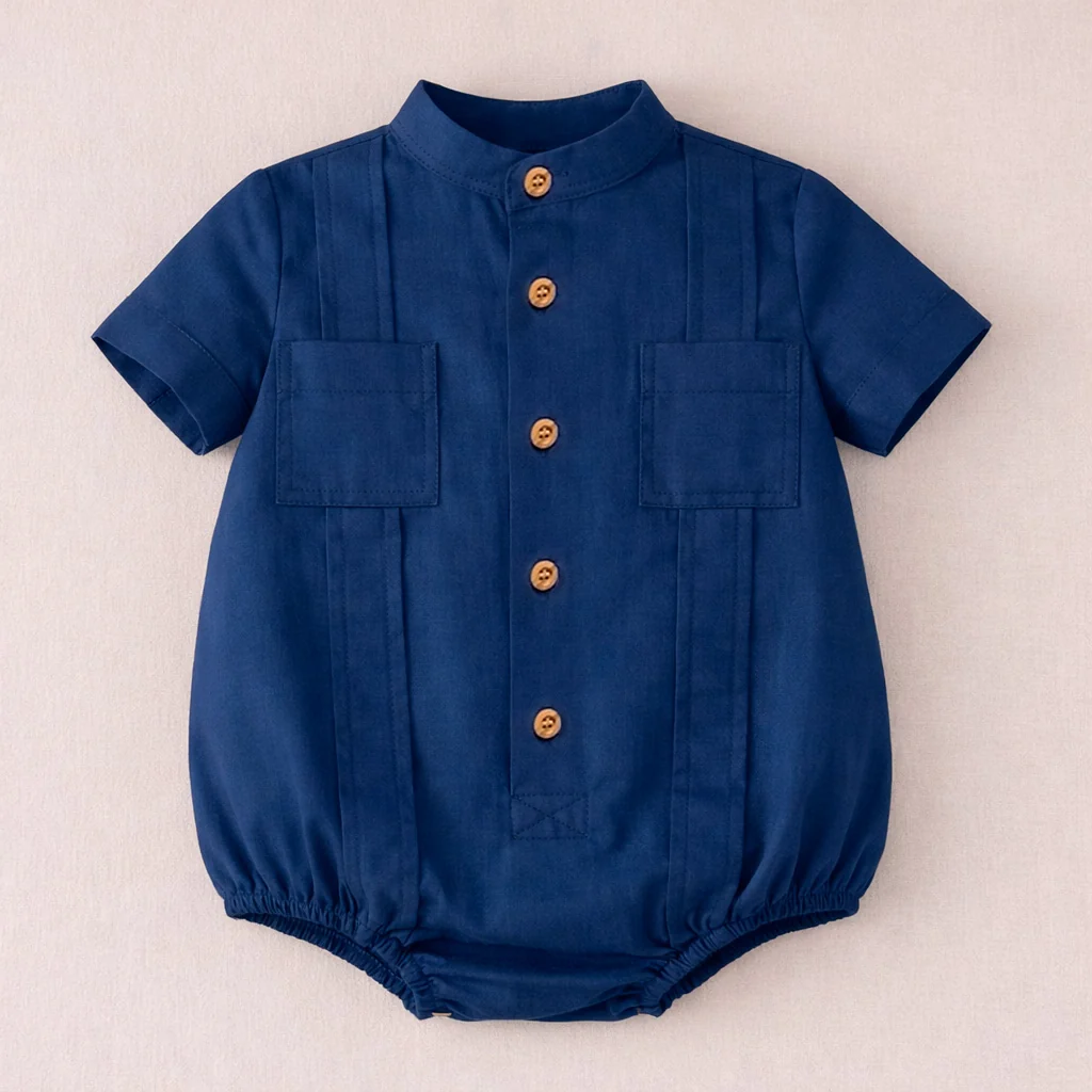 Pelele de recién nacido azul marino | Cocote by Charanga - Imagen 3