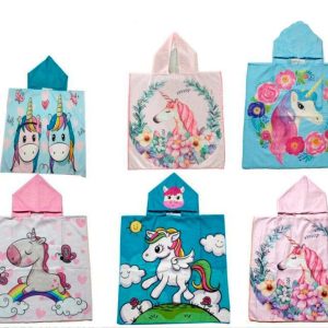 Toallas de playa para niña con capucha