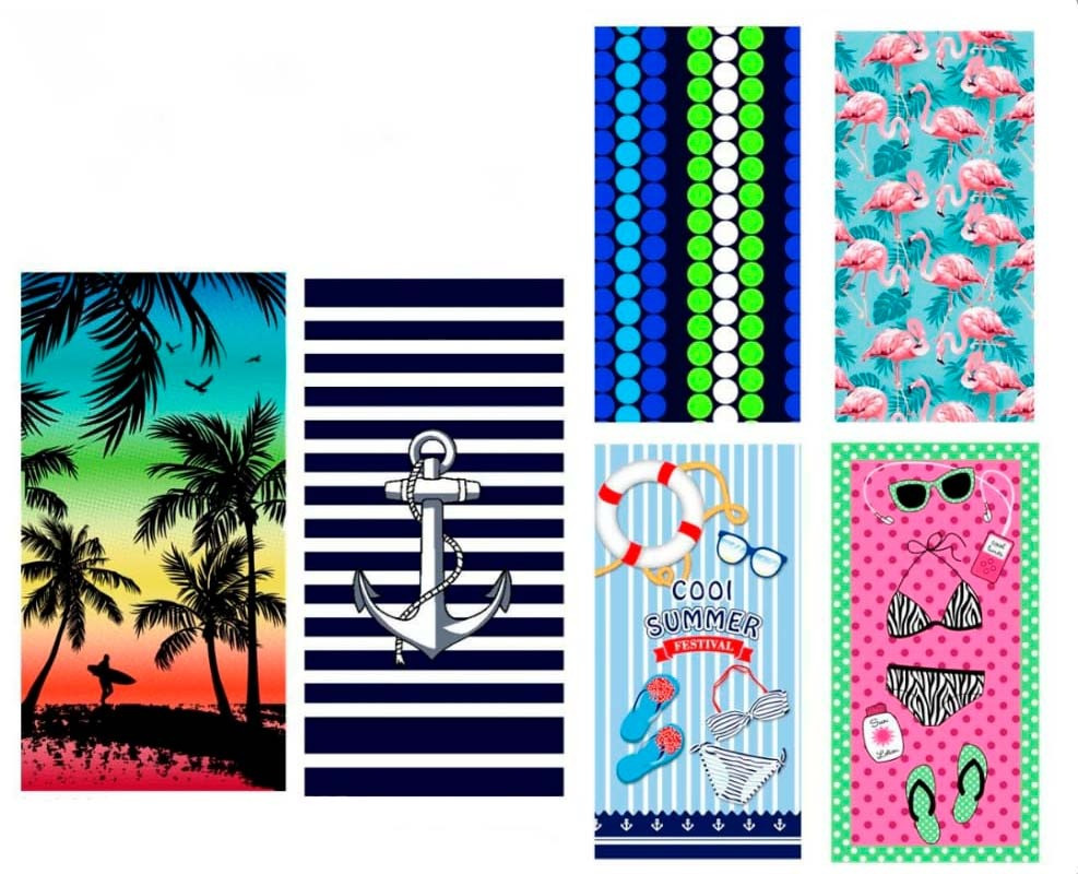 Toalla grande de playa estilo veraniego - Imagen 2