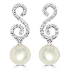 Pendientes Cisne 0.50cts