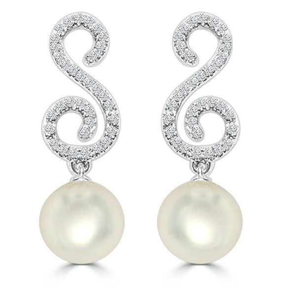 Pendientes Cisne 0.50cts - Imagen 4