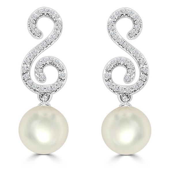Pendientes Cisne 0.50cts - Imagen 3