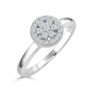Solitario Rosa de Diamantes