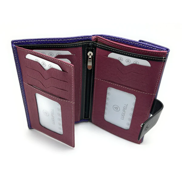 Billetero LUGUPELL · De mujer en PIEL · Grande con monedero · RFID - Imagen 4