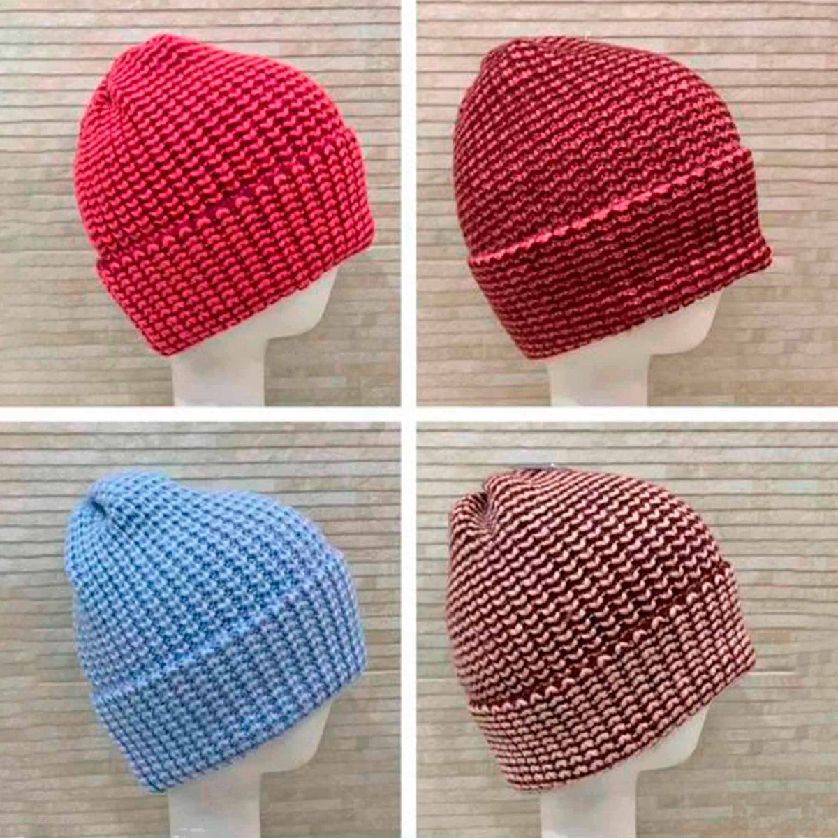 Gorro de lana para Mujer de estilo clásico y colores lisos - Imagen 3