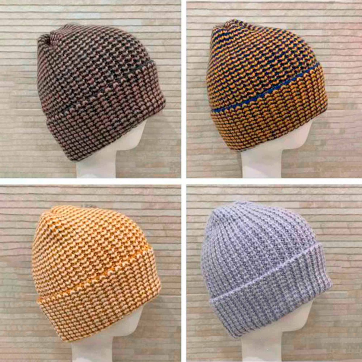 Gorro de lana para Mujer de estilo clásico y colores lisos - Imagen 4