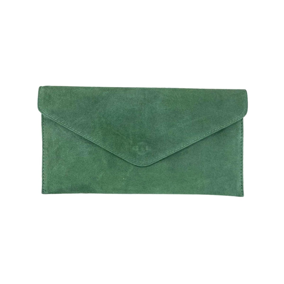 Bolso de Piel tipo Sobre con solapa de botón, asa y tira bandolera - Imagen 3