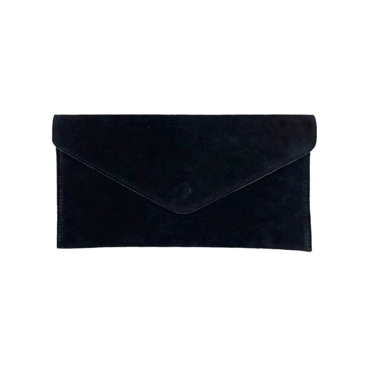 Bolso de Piel tipo Sobre con solapa de botón, asa y tira bandolera - Imagen 9