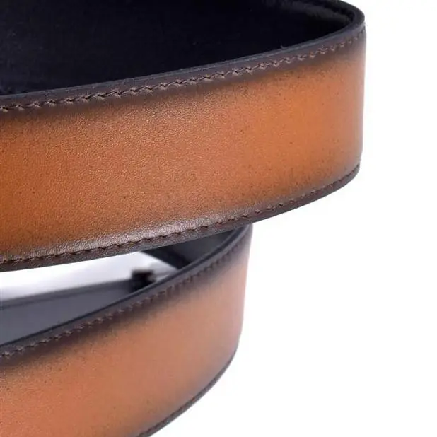 Cinturón Miguel Bellido · Piel Legitima · Hombre · Reversible · Ancho 32mm - Imagen 3