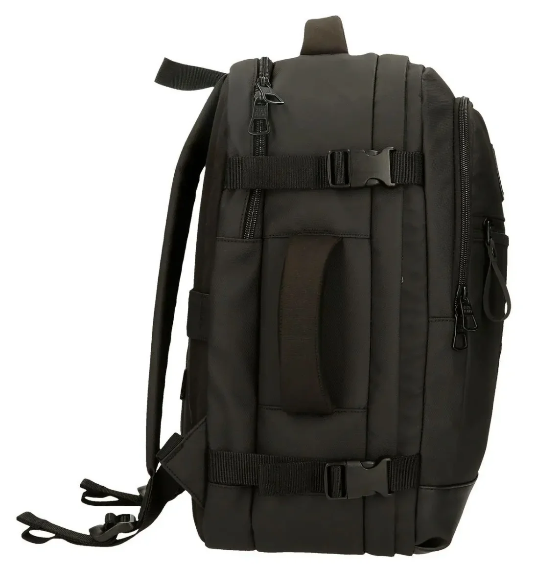 Mochila PEPE JEANS · Mochila de viaje · Porta Ordenador · Dos compartimentos · Coleccion Bromley · Color Negro - Imagen 3