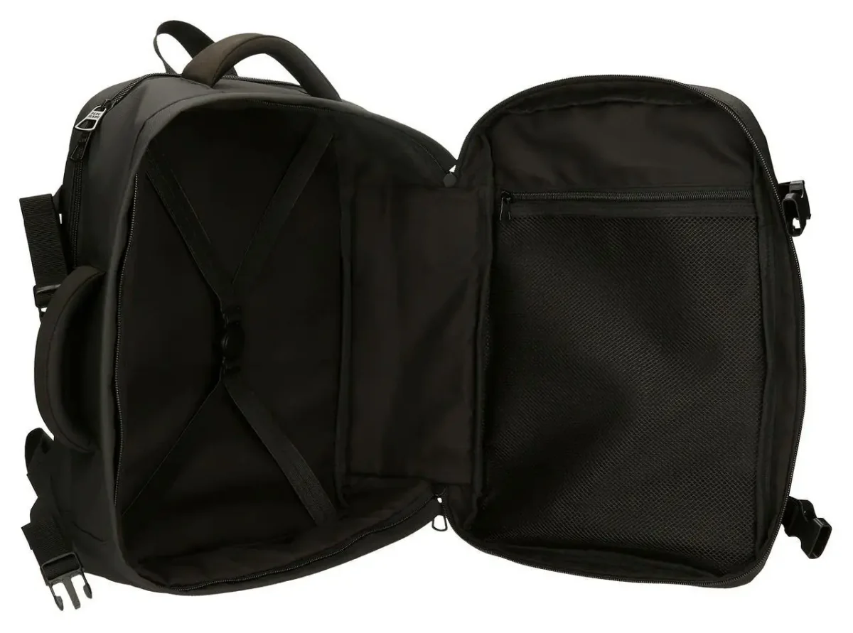 Mochila PEPE JEANS · Mochila de viaje · Porta Ordenador · Dos compartimentos · Coleccion Bromley · Color Negro - Imagen 7