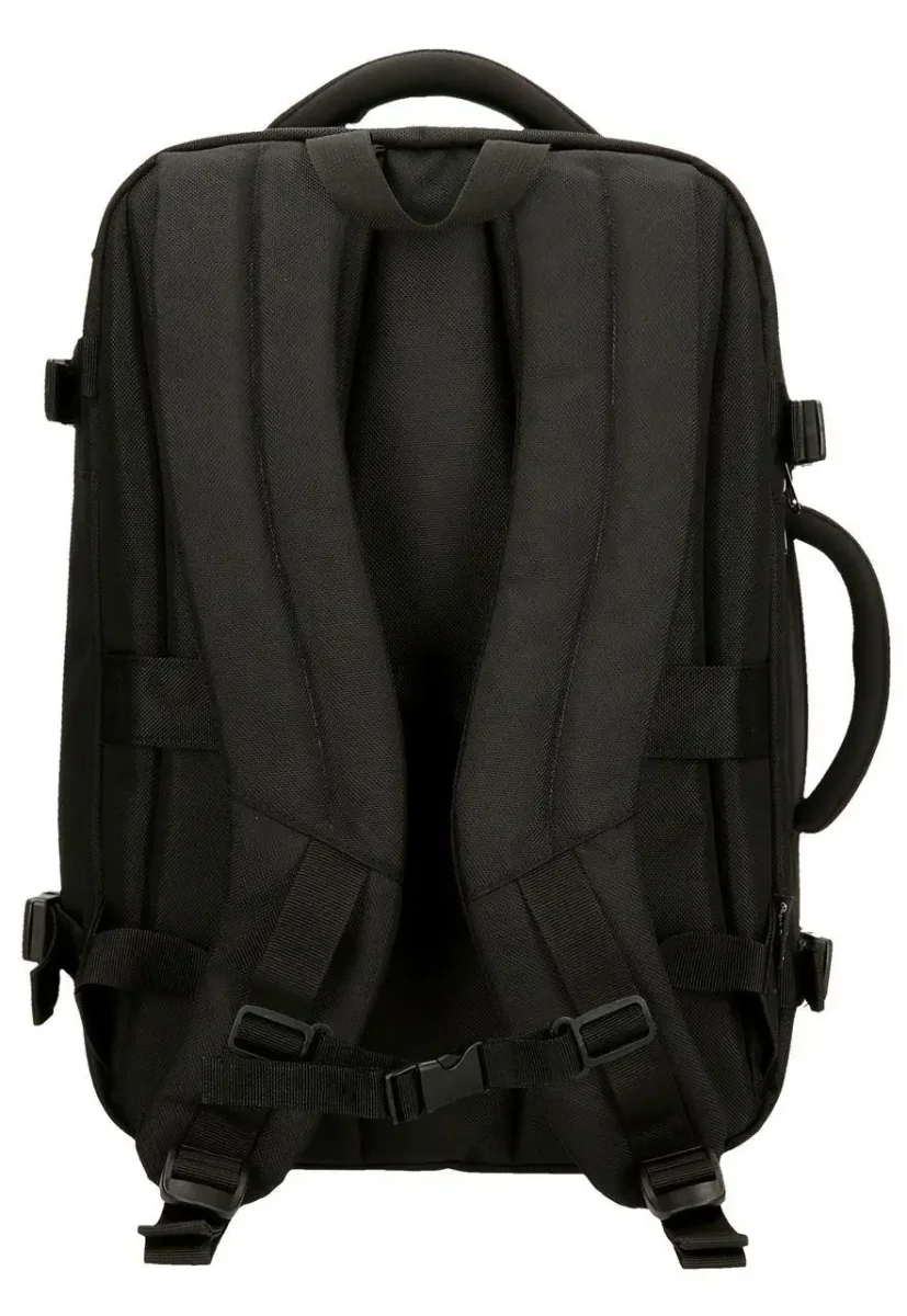 Mochila PEPE JEANS · Mochila de viaje · Porta Ordenador · Dos compartimentos · Coleccion Bromley · Color Negro - Imagen 4
