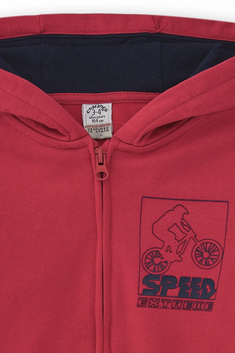 Sudadera de niño rojo speed - Imagen 3