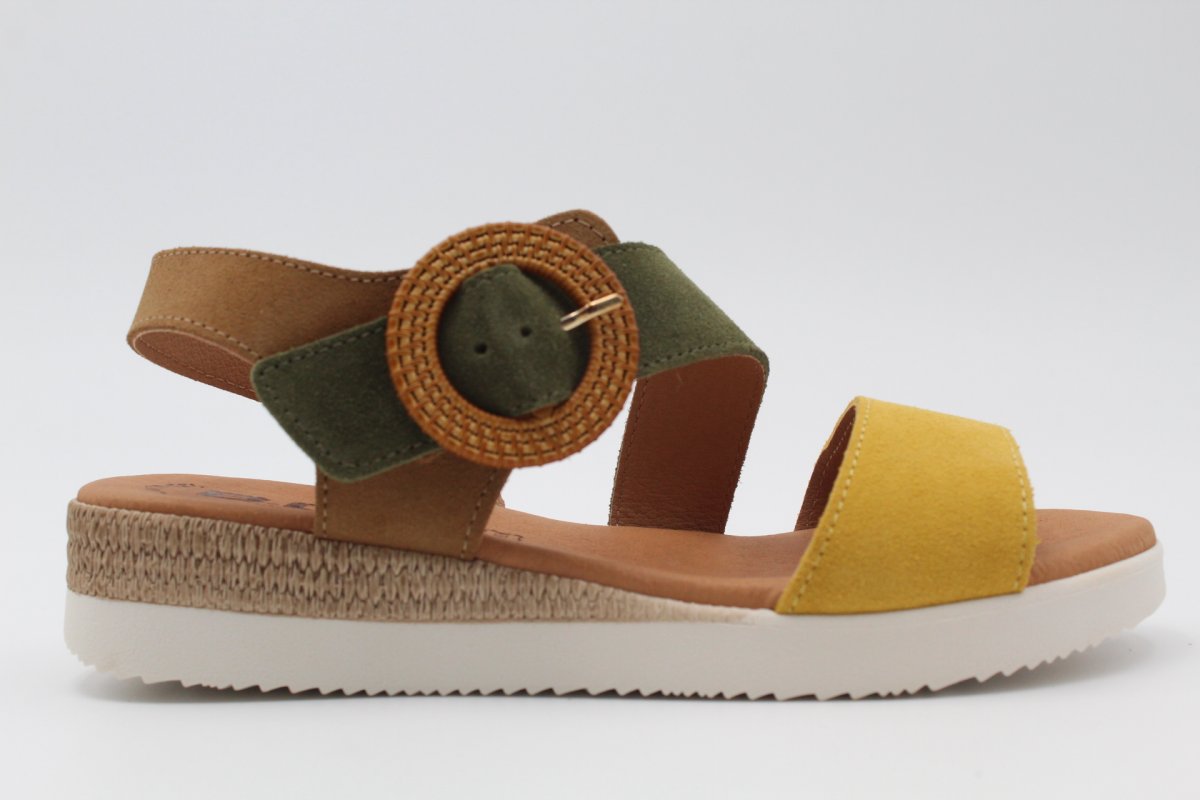 Sandalia Nacional toda en piel y planta de gel,¡Top Ventas! ,ref4220 - Imagen 4