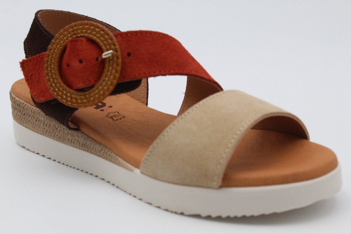 Sandalia Nacional toda en piel y planta de gel,¡Top Ventas! ,ref4220 - Imagen 5